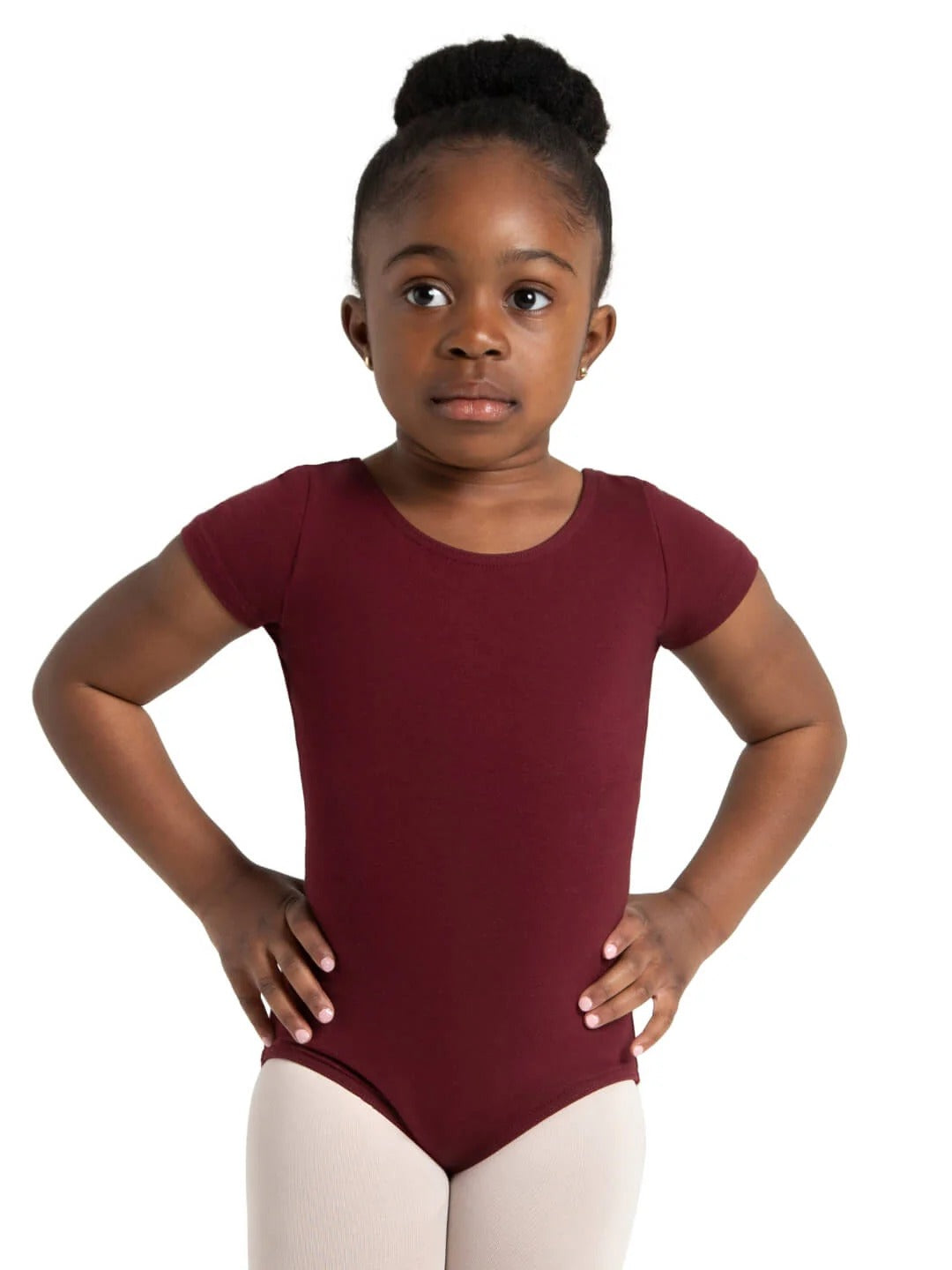 CAPEZIO CC400C GIRLS SHORT SLEEVE LEOTARD