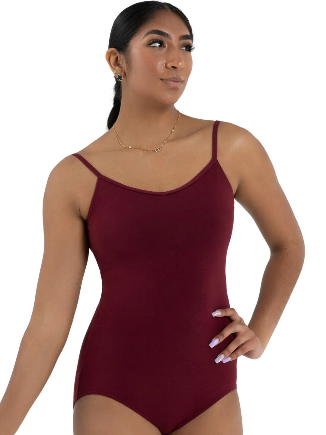 CAPEZIO LADIES MC102 EYE-CATCHING TWIST BACK CAMISOLE LEOTARD