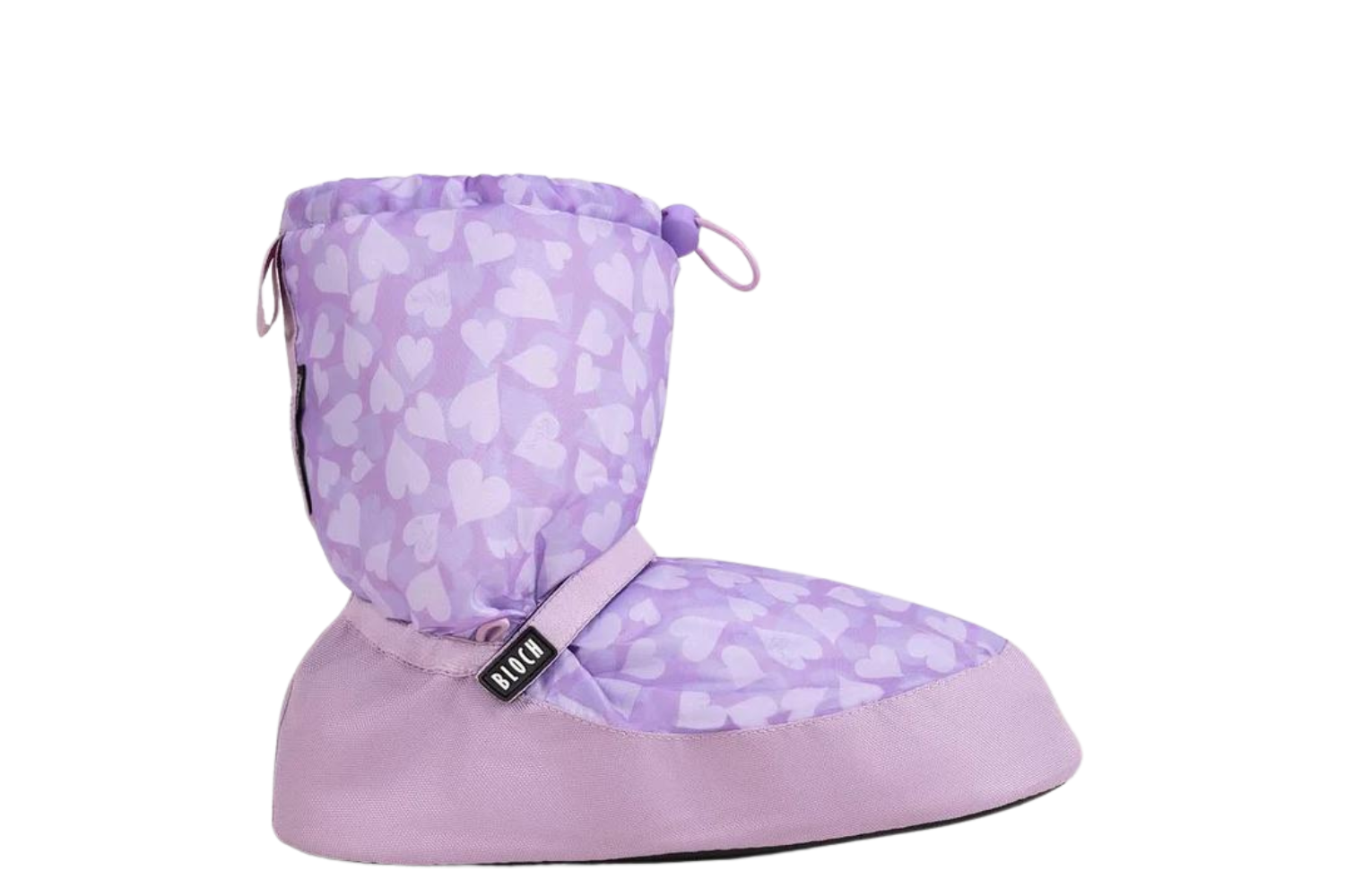 BLOCH IM009KBP CHILDRENS CONFETTI HEARTS PRINT WARM UP BOOTIES