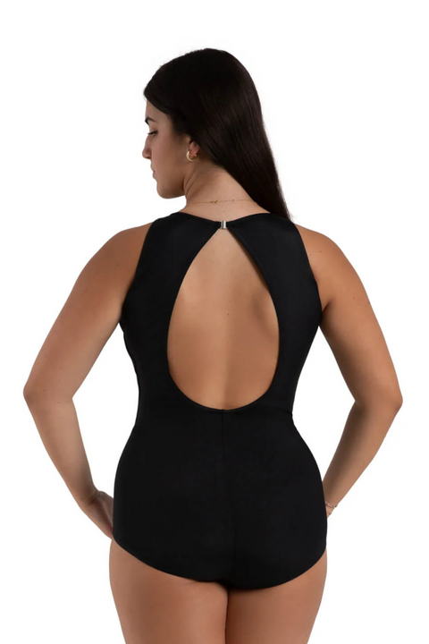 CAPEZIO 12262W WOMEN CURVED RHYTHM AGUSTA TANK LEOTARD