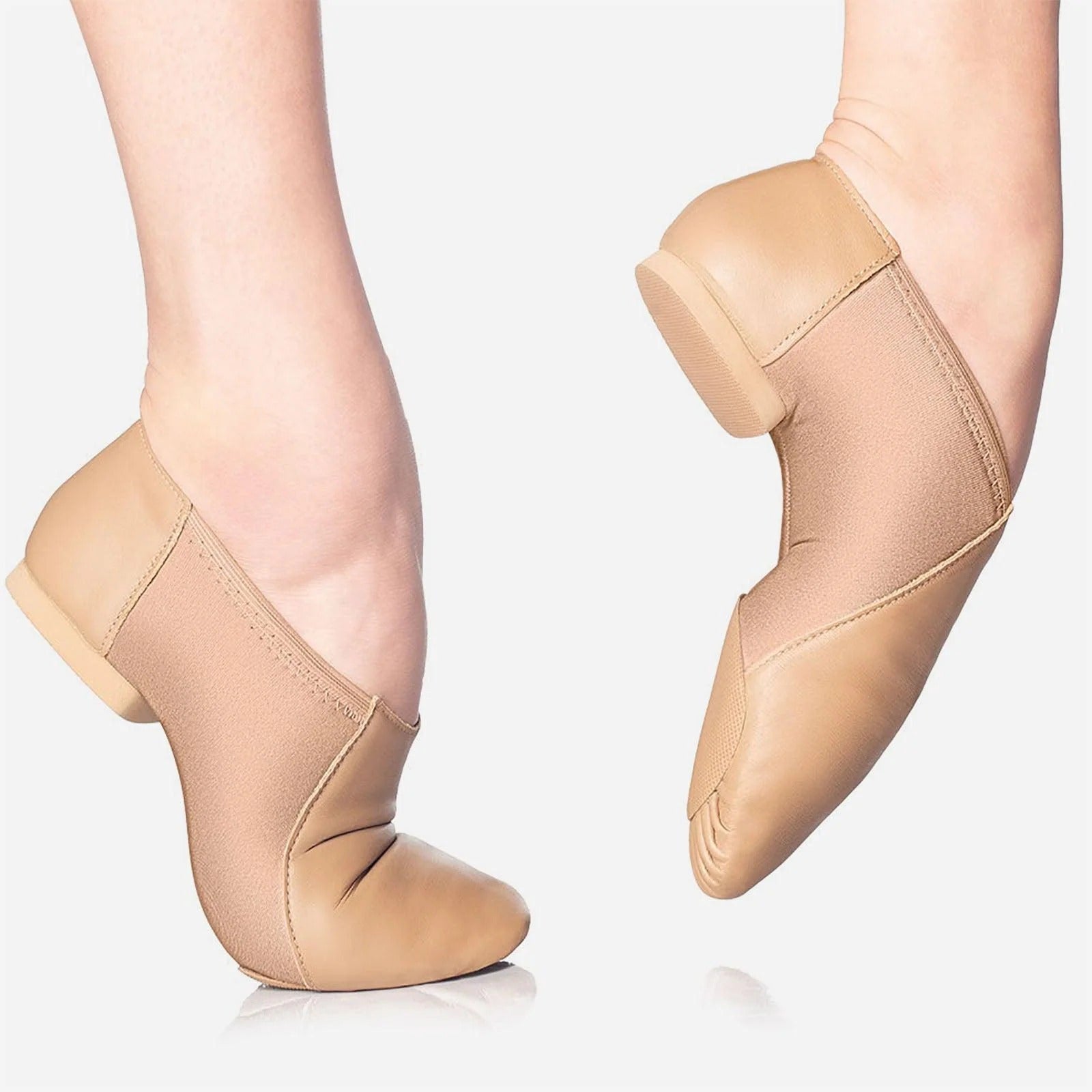 SO DANCA-JZ43 JAVA ADULT ARCH HUGGING NEOPRENE LEATHER JAZZ SHOE