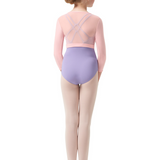BLOCH CZ0516 GIRLS BEA MESH BACK WRAP TOP