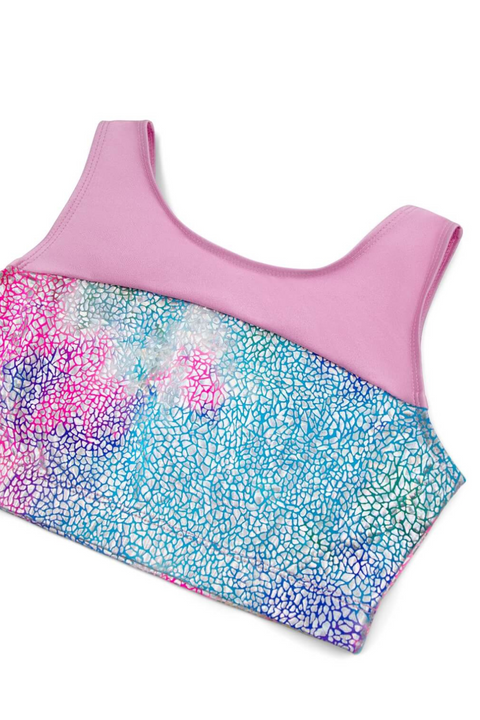 CAPEZIO 12308C UNICORN DISCO STARLIGHT TOP