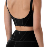 BLOCH Z4113 WOMEN LACEY WIDE STRAP CAMISOLE CROP TOP