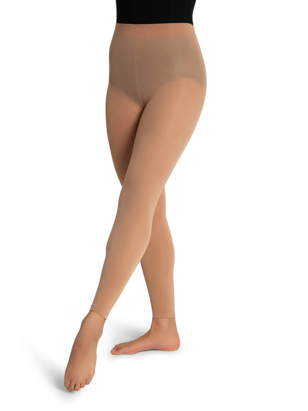 CAPEZIO 1917 WOMEN'S FOOTLESS W/ SELF KNIT WAIST BAND TIGHT