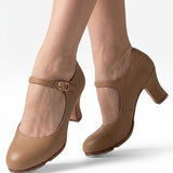 CAPEZIO 650 2" STUDENT FOOTLIGHT CHARACTER SHOE