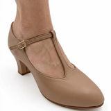 CAPEZIO 750 WOMEN JR. FOOTLIGHT T-STRAP SHOE