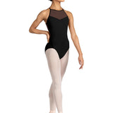BLOCH L3317 LADIES CASSIA FLORAL HALTERNECK LEOTARD