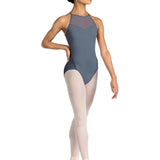 BLOCH L3317 LADIES CASSIA FLORAL HALTERNECK LEOTARD
