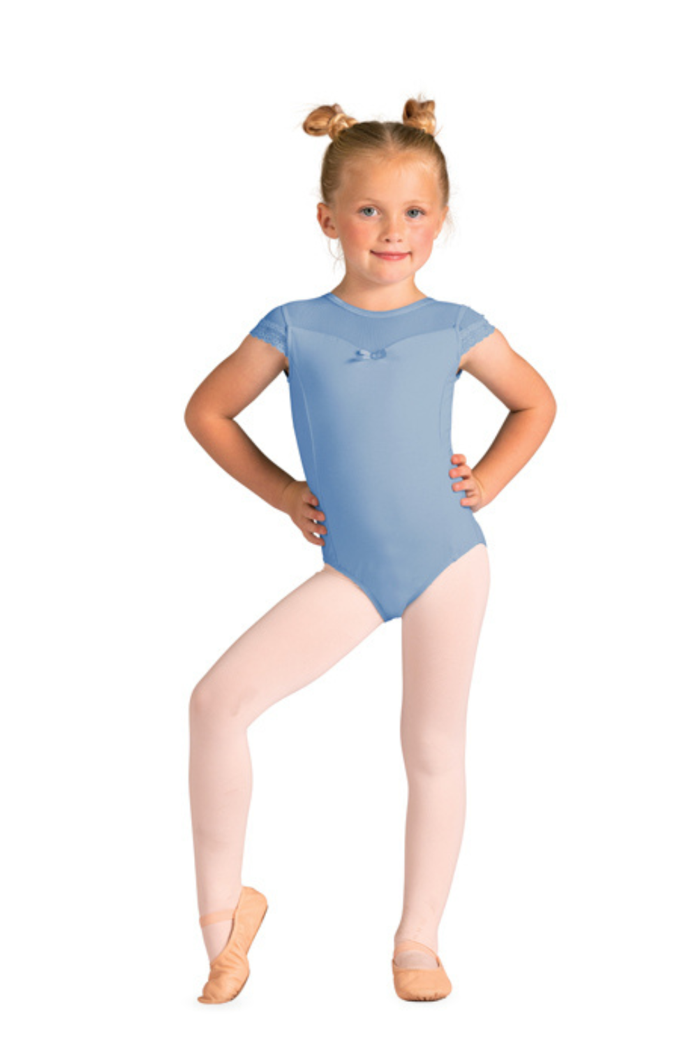 DANSHUZ 24105C GIRLS SCARLETT CAP SLEEVE LEOTARD