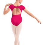 MIRELLA M20013C GIRLS CAP SLEEVE LEOTARD - The Dance Shoppe