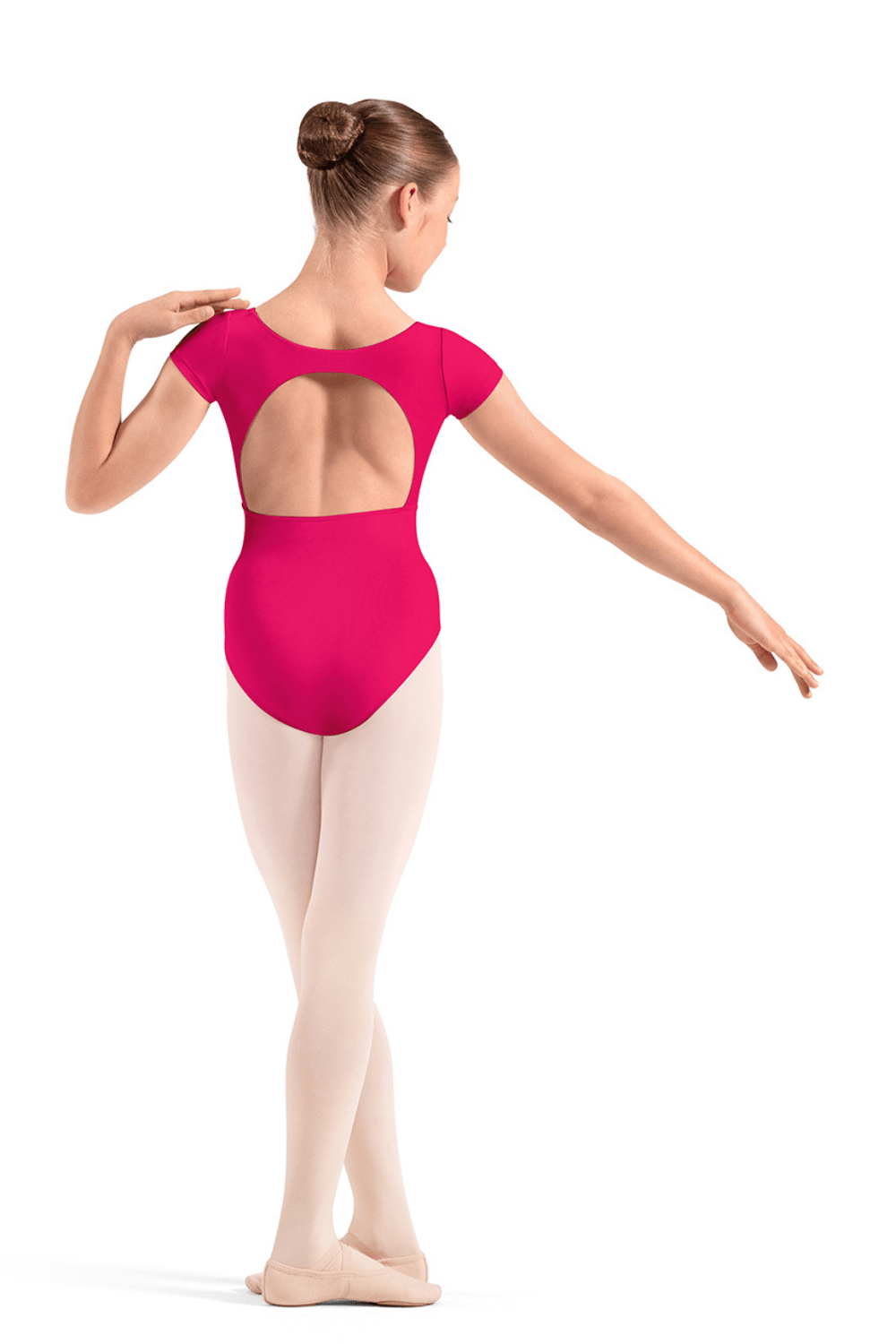 MIRELLA M20013C GIRLS CAP SLEEVE LEOTARD - The Dance Shoppe