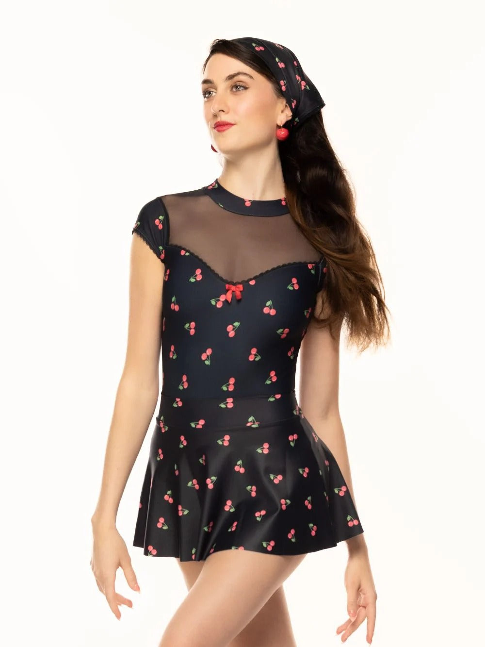 -ELEVE DANCEWEAR-WOMEN FLARE SKIRT MESH