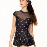 -ELEVE DANCEWEAR-WOMEN FLARE SKIRT MESH