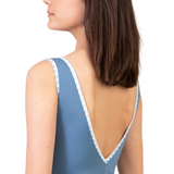 SO DANCA 2669A WOMEN GARDEN EMPIRE BATEAU NECK LEOTARD