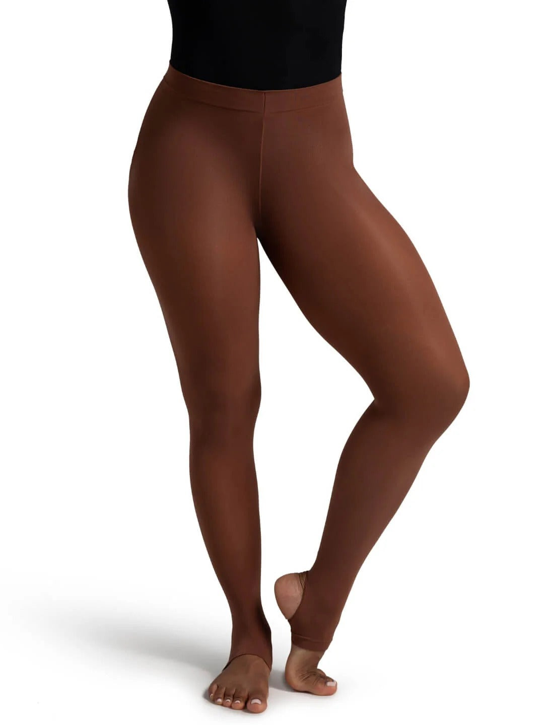 CAPEZIO 1961 SELF KNIT WAIST STIRRUP TIGHTS