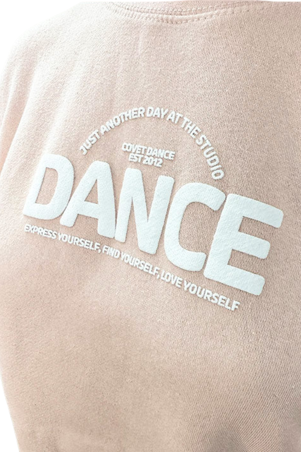 COVET DANCE JADD-SS ADULT JUST ANOTHER DAY AT THE STUDIO SWEATSHIRT