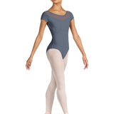 BLOCH L9622 LADIES CLEA CORSET SHORT SLEEVE LEOTARD