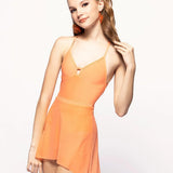 ELEVE DANCEWEAR WOMEN MID HIGH-LOW SKIRT MESH