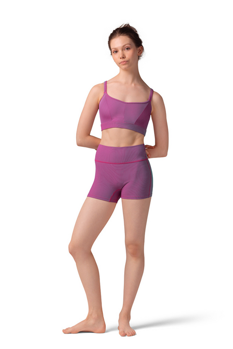 MIRELLA M30002L WOMEN CROSS BACK CAMISOLE CROP TOP