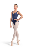 MIRELLA M70001LM WOMEN STRIPE BODICE CAMISOLE LEOTARD