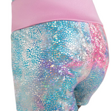 CAPEZIO 12306C GIRLS UNICORN DISCO SHIMMER SHORT