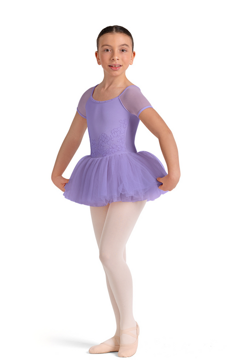 BLOCH CL20002 GIRLS CAP SLEEVE TUTU LEOTARD