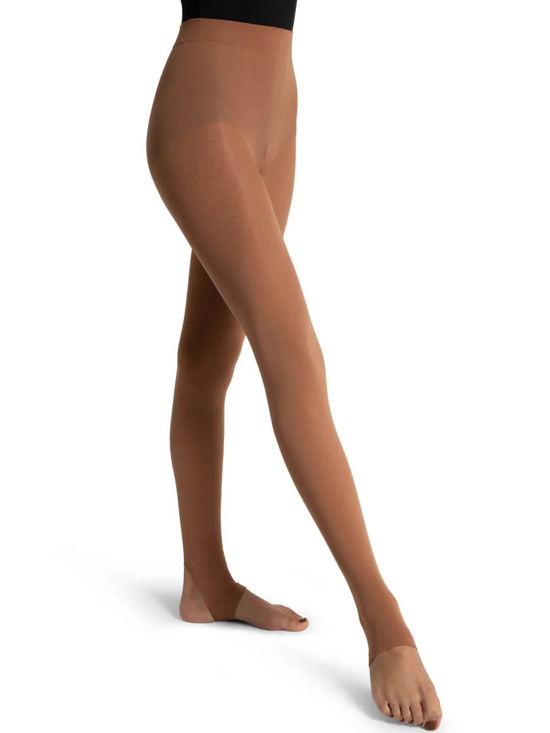 CAPEZIO 1961 SELF KNIT WAIST STIRRUP TIGHTS