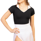 SUFFOLK 4024A WOMEN IVY LEAGUE CROPPED POLO TOP