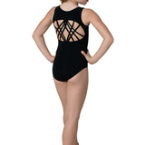 DANSHUZ 2404C GIRLS MULTI STRAP TANK LEOTARD