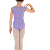 BLOCH CL9282 GIRLS RAFIE MESH BACKTANK  LEOTARD