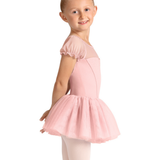 M20007C GIRLS PUFF SLEEVE TUTU LEOTARD-MIRELLA