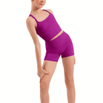 BLOCH CZ30036 GIRLS LONG CROP TOP - The Dance Shoppe