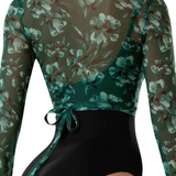 BLOCH Z4146 WOMEN ARDEN PRINTED WRAP TOP