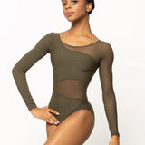 -ELEVE DANCEWEAR-WOMEN AMELIE LONG SLEEVE LEOTARD