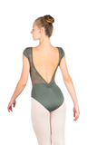 BALLET ROSA BLISS WOMEN LASERCUT FLORAL CAP SLEEVE LEOTARD