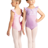 DANSHUZ 24104C GIRLS BROOKE PINCH FRONT NECK TANK LEOTARD