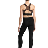 BLOCH ZST1713 WOMEN L/S SCOOP BACK CROP TOP