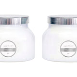 ASPEN BAY CAPRI BLUE CANDLE VOLCANO SIGNATURE JAR 19 oz (2 PACK) WHITE