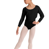BLOCH CZ30010 GIRLS V NECK RAGLAN KNIT