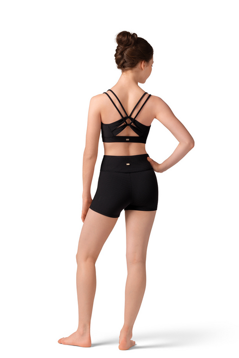 MIRELLA M30002L WOMEN CROSS BACK CAMISOLE CROP TOP