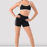 BLOCH D55689G GIRLS ECLIPSE PIPING SHORT