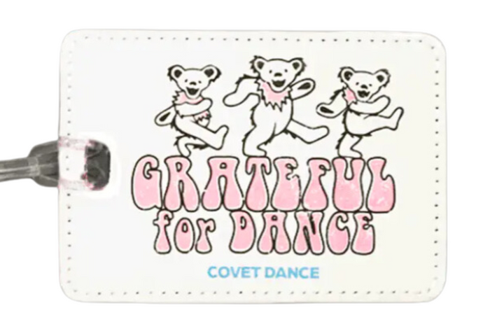 COVET DANCE GFD-TAG GRATEFUL FOR DANCE GLITTER BAG TAG