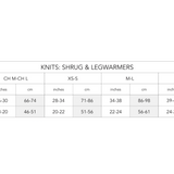 ELEVE DANCEWEAR GIRLS STIRRUP LEG WARMER ANKLE KNIT