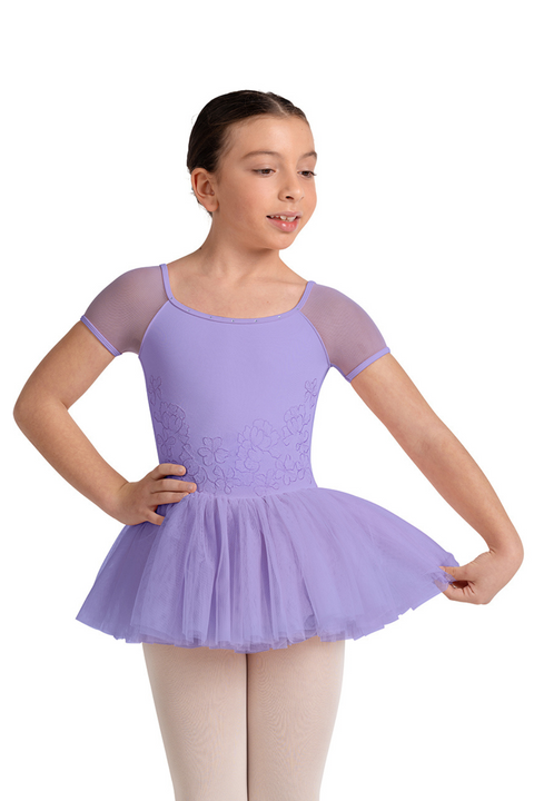 BLOCH CL20002 GIRLS CAP SLEEVE TUTU LEOTARD