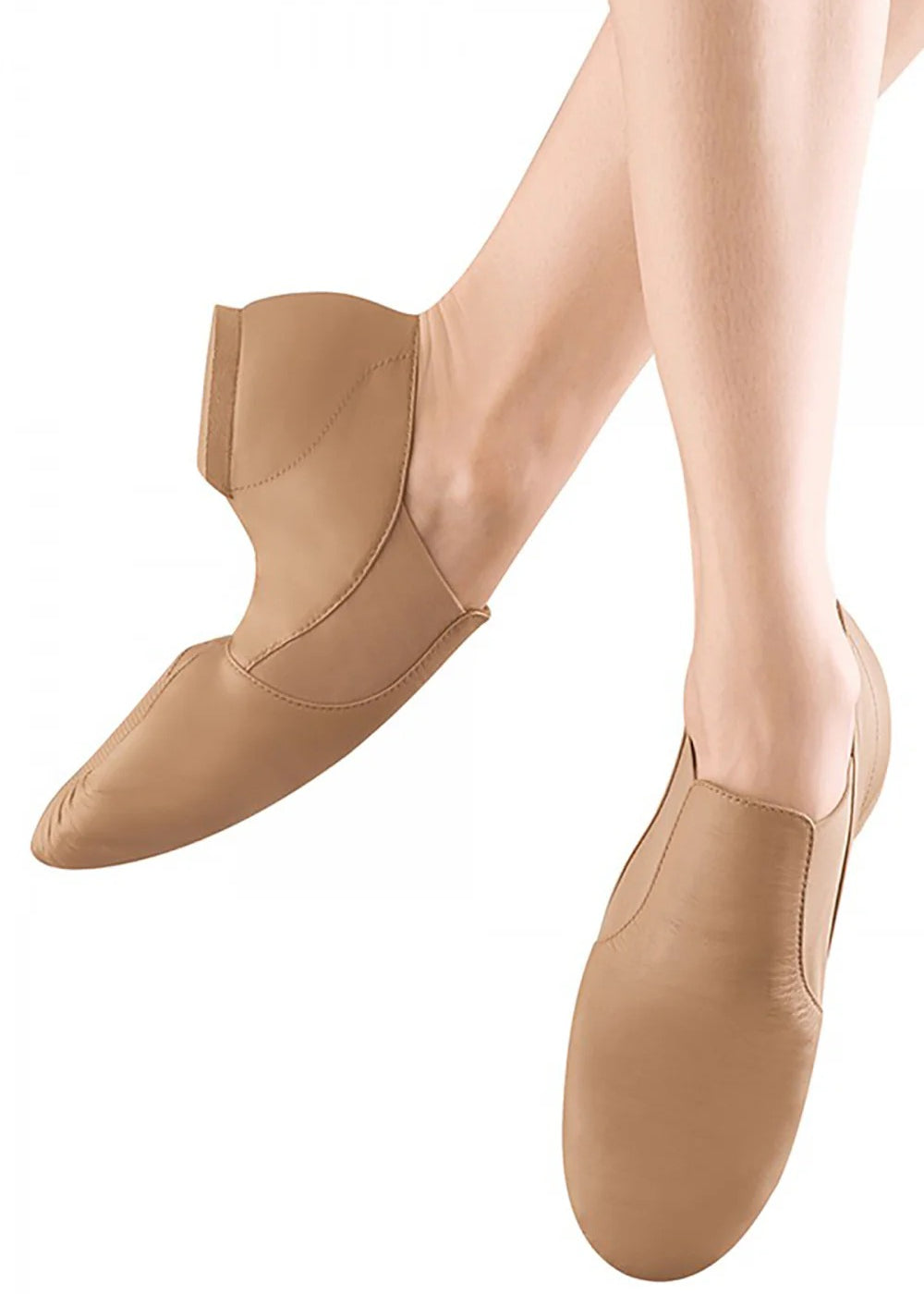 BLOCH S0499L LADIES LEATHER ELASTA JAZZ BOOTIES