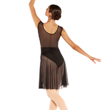 EUROTARD 06121-WOMEN HIGH LOW PULL ON MINI BALLET SKIRT