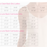 LEGWEAR SILKY DANCE WOMEN CLEAR BACK BRA W/PADDING