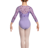 BLOCH CZ5216 GIRLS ISOBEL PRINT WRAP TOP
