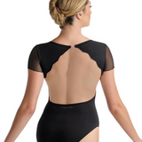 BALLET ROSA MONIA WOMEN OPEN BACK V-FRONT CAP SLEEVE LEOTARD